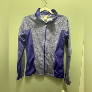 Jockey Women's Heathered Purple and Gray Jacket